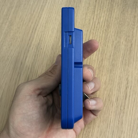 Nintendo Game Boy Pocket Original Shell Screen & Glass Lens Blue Working Tested - Picture 11 of 11